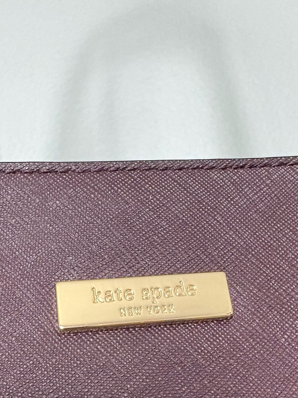 Kate Spade Laurel Way Ari Large Tote Purple Saffiano Leather - Picture 4 of 16